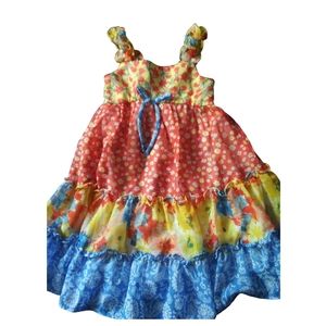 New girls BOHO summer flow dress sz 4T
